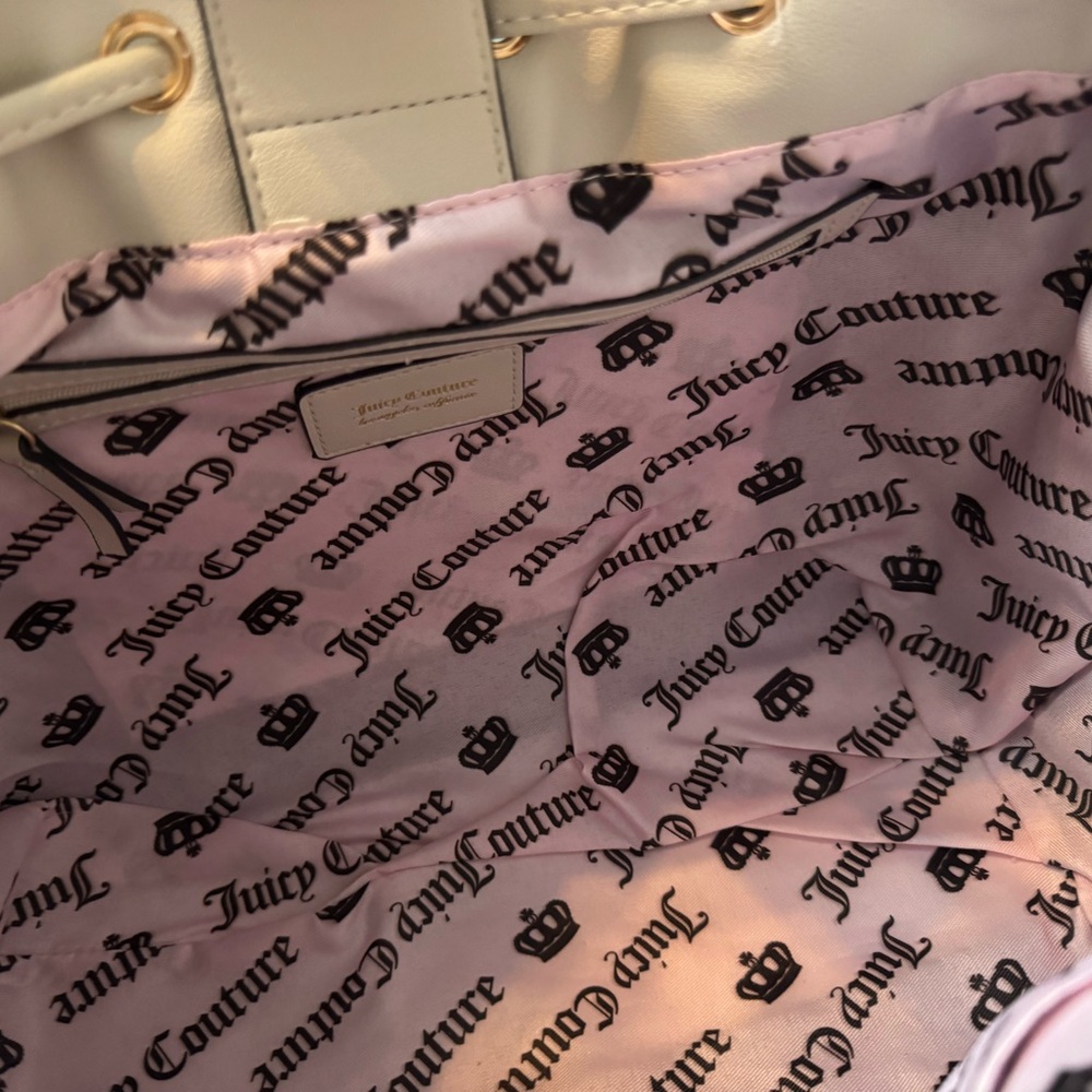 Juicy Couture - The Key to Juicy Tote - Liquorice Black and Cream Women's Bag - Picture 6 of 7